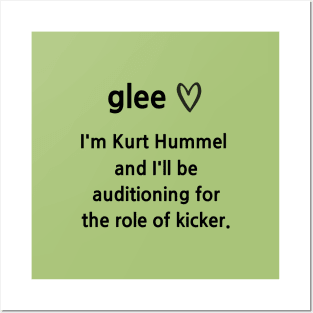 Glee/Kurt/Role of Kicker Posters and Art